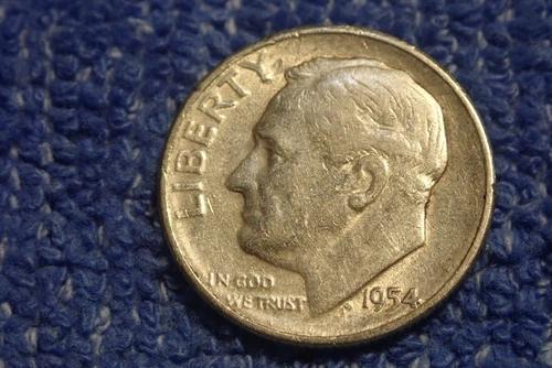 SILVER  ROOSEVELT DIME: SCARCE 1954-S IN EXTREMELY FINE  CONDITION!