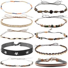 10 Pcs Sun Hat Band for Women, Summer Beach Wide Floppy Brim Hatbands Hat