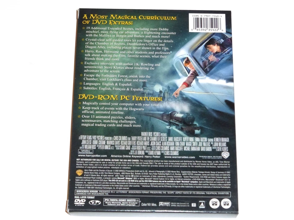 Harry Potter and The Chamber of Secrets 2-Disc DVD Widescreen Edition - Image 2 of 4