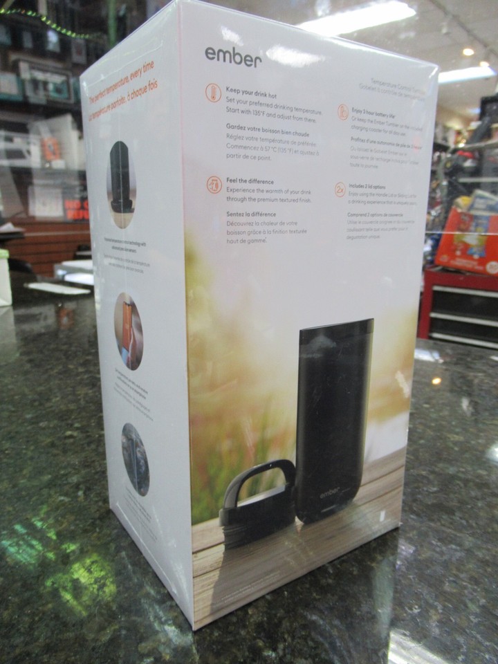 NEW!! Ember 16oz Temperature Control Smart Tumbler Slate Black * FREE ...