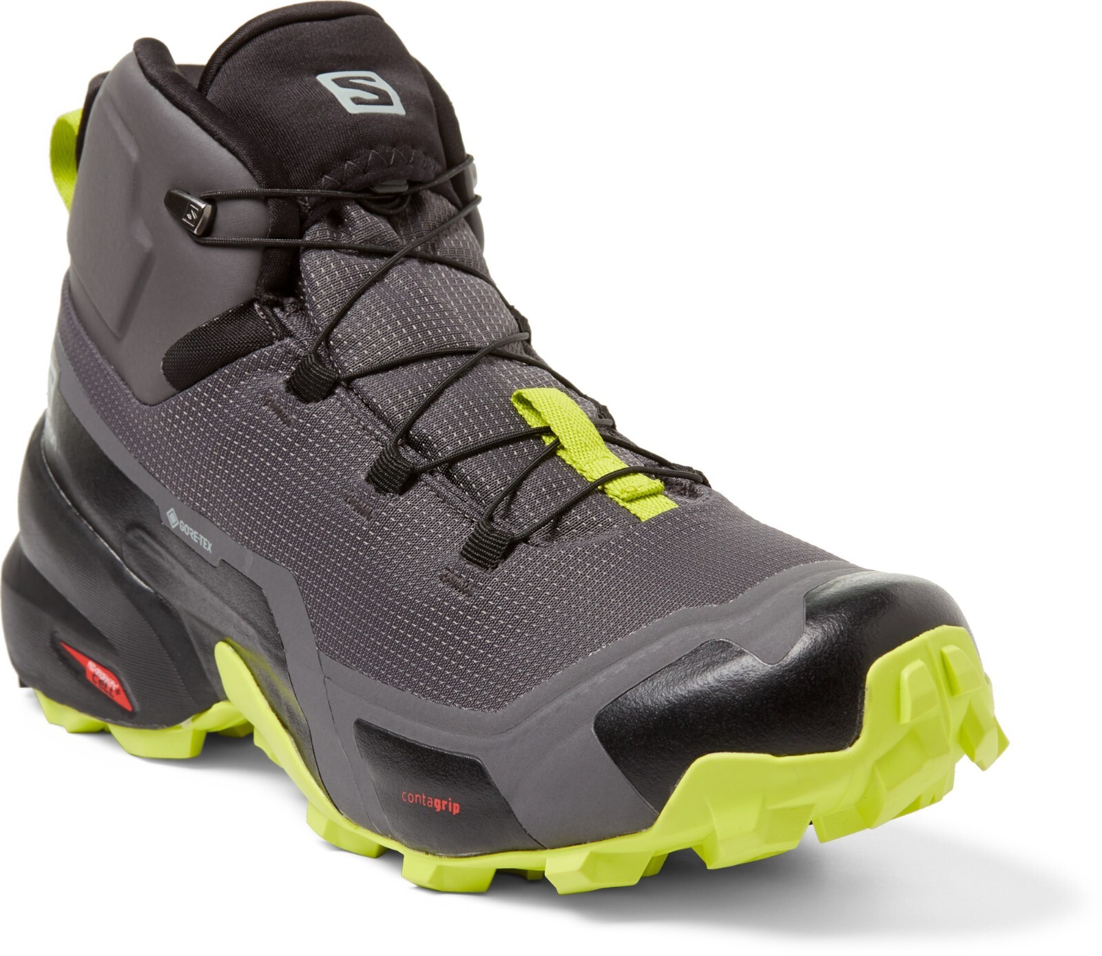 Stivali scarpe da trekking SALOMON Cross Hike Mid GTX da uomo 12 magneti pugno lime nero
