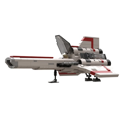 MK1 Colonial Viper Fighter with Improved Nosecone Shape and Cockpit 609 Pieces  - Picture 1 of 5