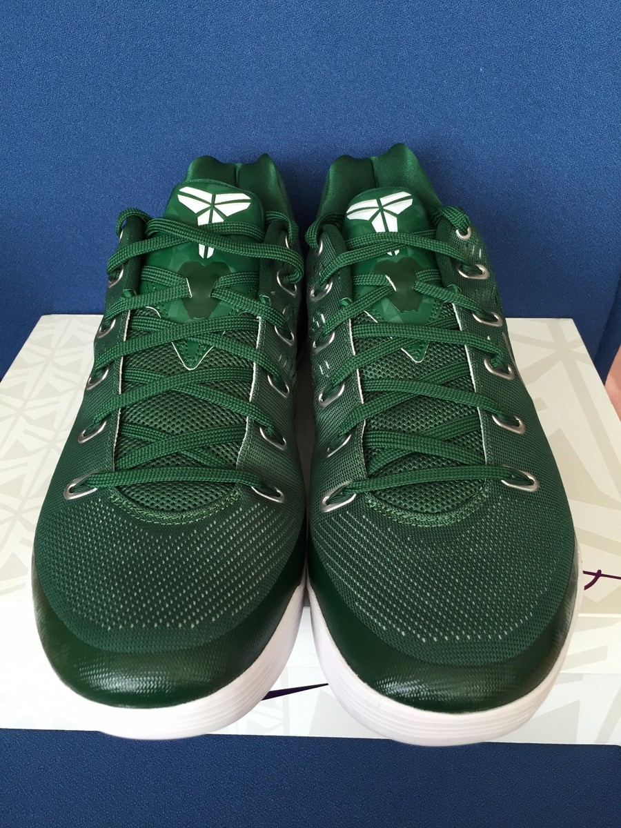 Nike Kobe IX 9 EM Giannis Milwaukee BUCKS Gorge GREEN 15 Black