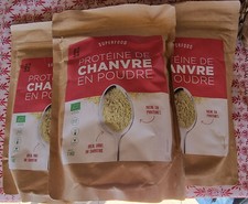 Protéines de chanvre bio - lot de 3 kg - 50 g de protéines /100 g