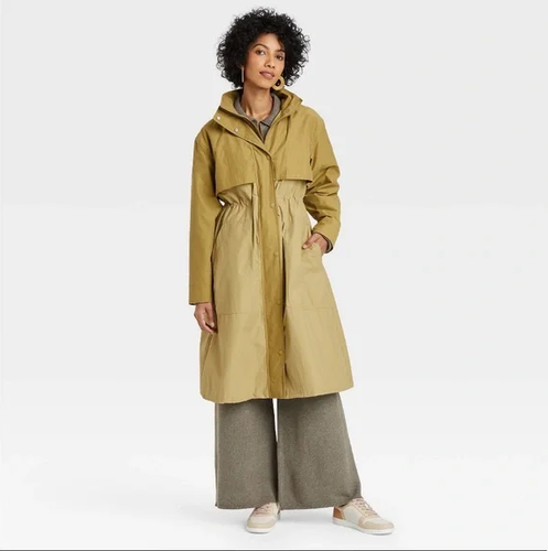 Women's Trench Coat - A New Day Tan XL