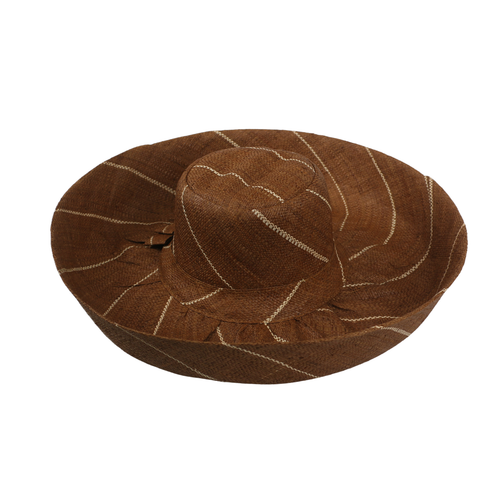 Women's Wide Brim Mimosa Sun Hat - Colorful Raffia Summer Sun Beach Straw Hat - Picture 118 of 142