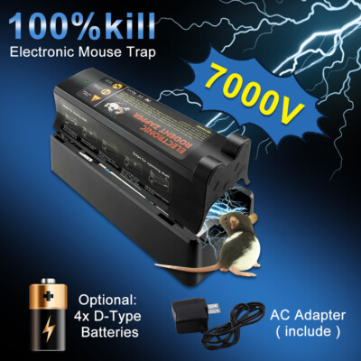 Electronic Mouse Trap Victor Control Rat Killer Pest Mice Electric Rodent Zapper