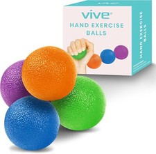 Squeeze Balls for Hand Therapy, Exercise, Arthritis W/ Rehab Video App - Grip