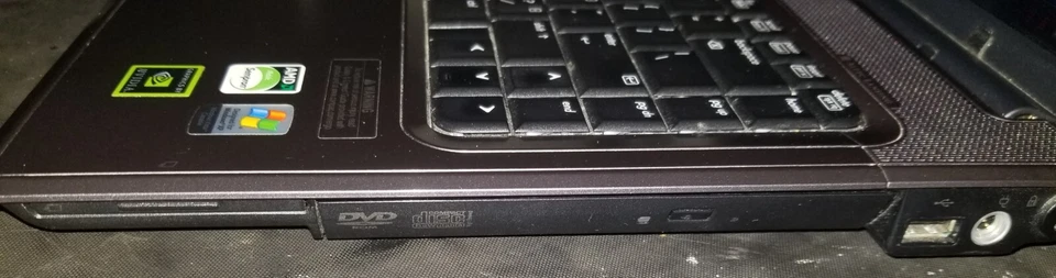 Compaq Presario Laptop V6101us AMD 1.8 GHz 250GB 4GB DDR2 Dvdrw  Wifi - Image 3 of 4