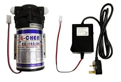 Bombas de agua refuerzo de diafragma de ósmosis inversa EC103 con transformador de E-Chen