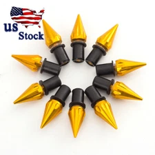 CNC Gold Motorcycle Windscreen Windshield SPIKE Bolt Kit Wind Screen Bolts Screw