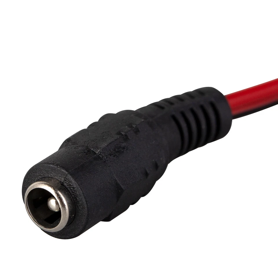 DC Female Power Cable 5.5x2.1mm Adapter 5V 9V 12V CCTV DVR LED Pigtail Connector - Image 3 of 4