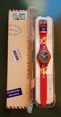 UNIQUE! Swatch Destination Special EVENING RING SUOZ262 Greetings from Moscow