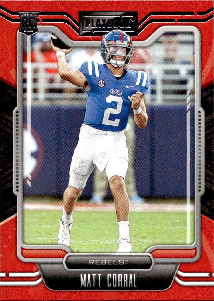 Matt Corral Panini Chronicles Draft Picks Playbook #3 Base