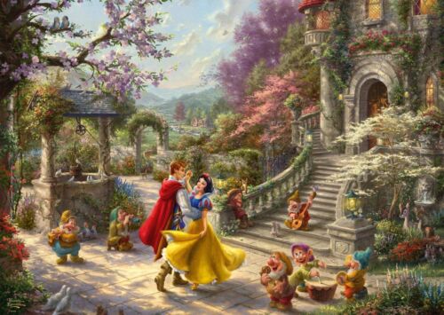 Disney Snow White Cartoon Painting Large Wall Art Framed Canvas Picture 20x30" - Picture 1 of 1