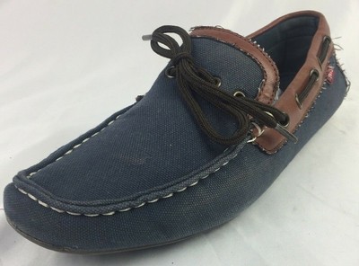 Levi's Benson Blue Denim II Flat Loafer 
