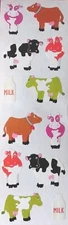 Mrs Grossman  COWS  CHUBBY  2007 Stickers