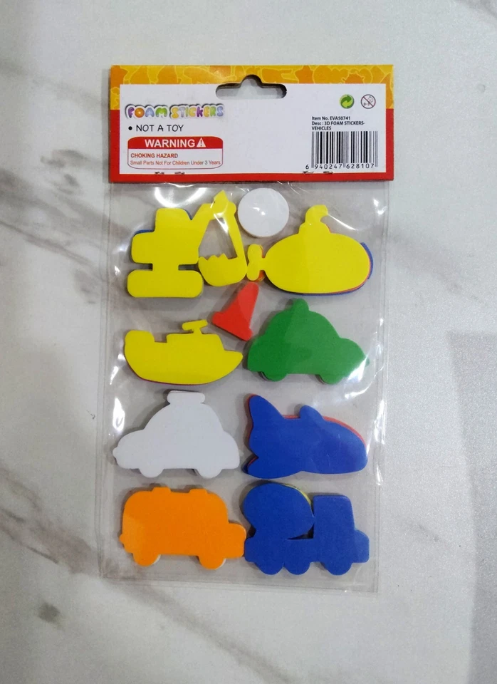 Sticker Car Design Cartoon, Transportations for Kids Teacher School Rewards - Image 2 of 2