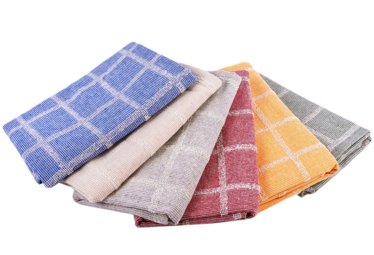 Set of 6 Turkish Kitchen Towels Cotton Dish Towel Absorbent -  Denmark