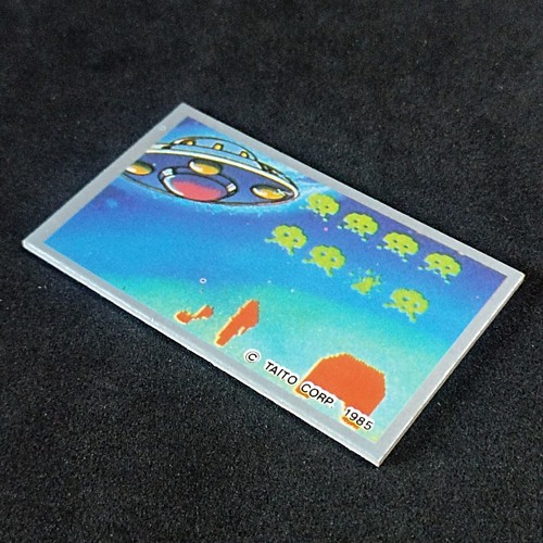 Space Invaders Menko Card Taito 1985 Show Era Retro Excellent - Picture 4 of 7