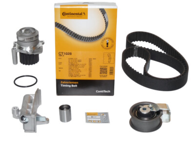CONTI Zahnriemen+Spanndämpfer Rollen Wasserpumpe VW AUDI 1.9TDI/ ATJ AVF AWX ANU