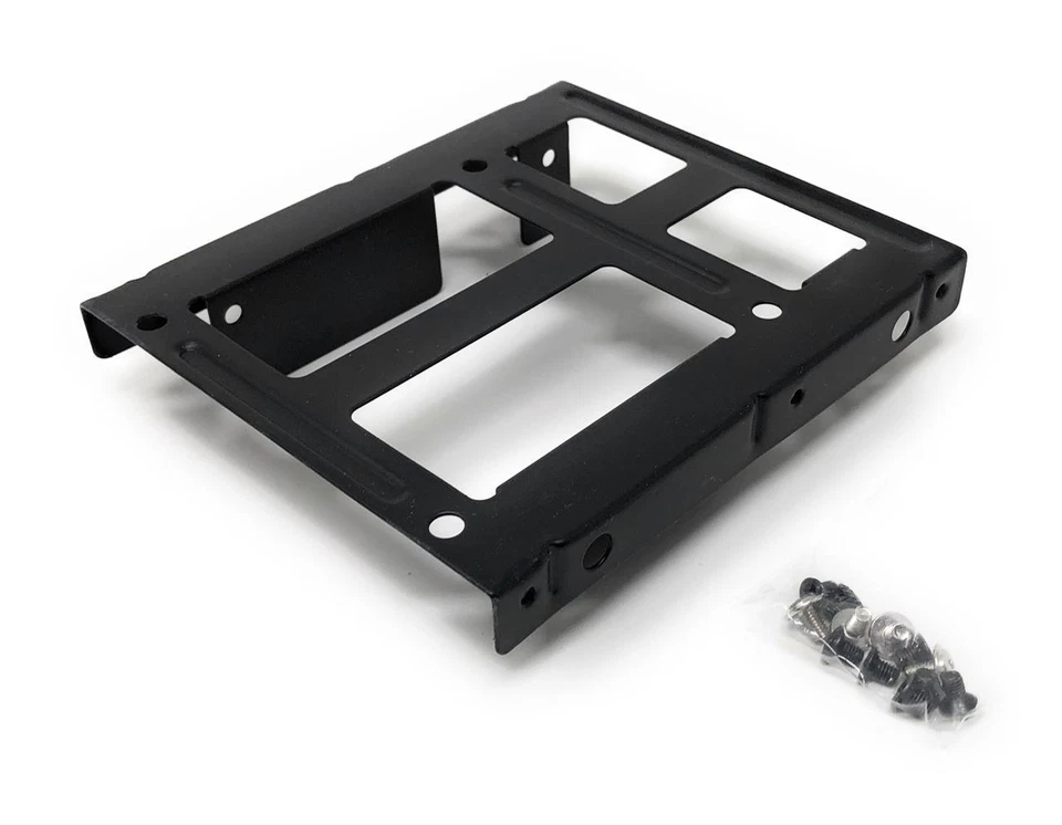 HDD / SSD / SSHD Festplatten Einbaurahmen 2 x 2,5 Zoll Platten auf 1 x 3,5 Zoll  - Bild 2 von 4