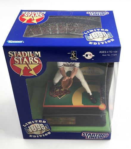 1998 Starting Lineup Stadium Stars Cal Ripken Jr Baltimore Orioles Kenner Figure - Picture 15 of 19