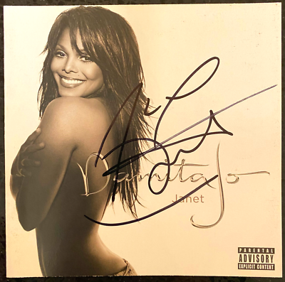 JANET JACKSON SIGNED IN PERSON DAMITA JO CD COVER - AUTHENTIC | eBay