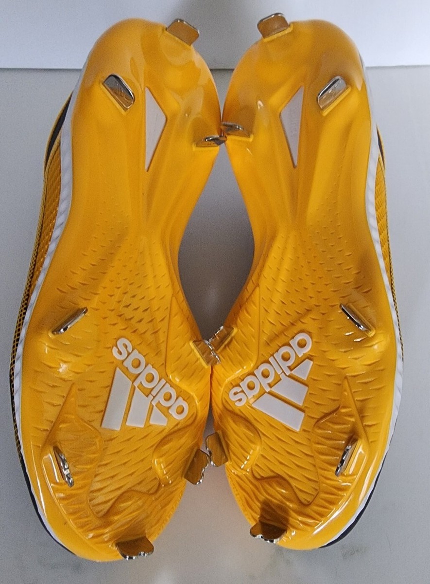 Adidas Icon 6 Bounce Metal Baseball Cleats FV9346 Yellow  display picture 3