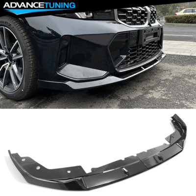 Fits 23-25 BMW G20 M Sport M340i M Performance Gloss Black Front Bumper Lip 2PCS