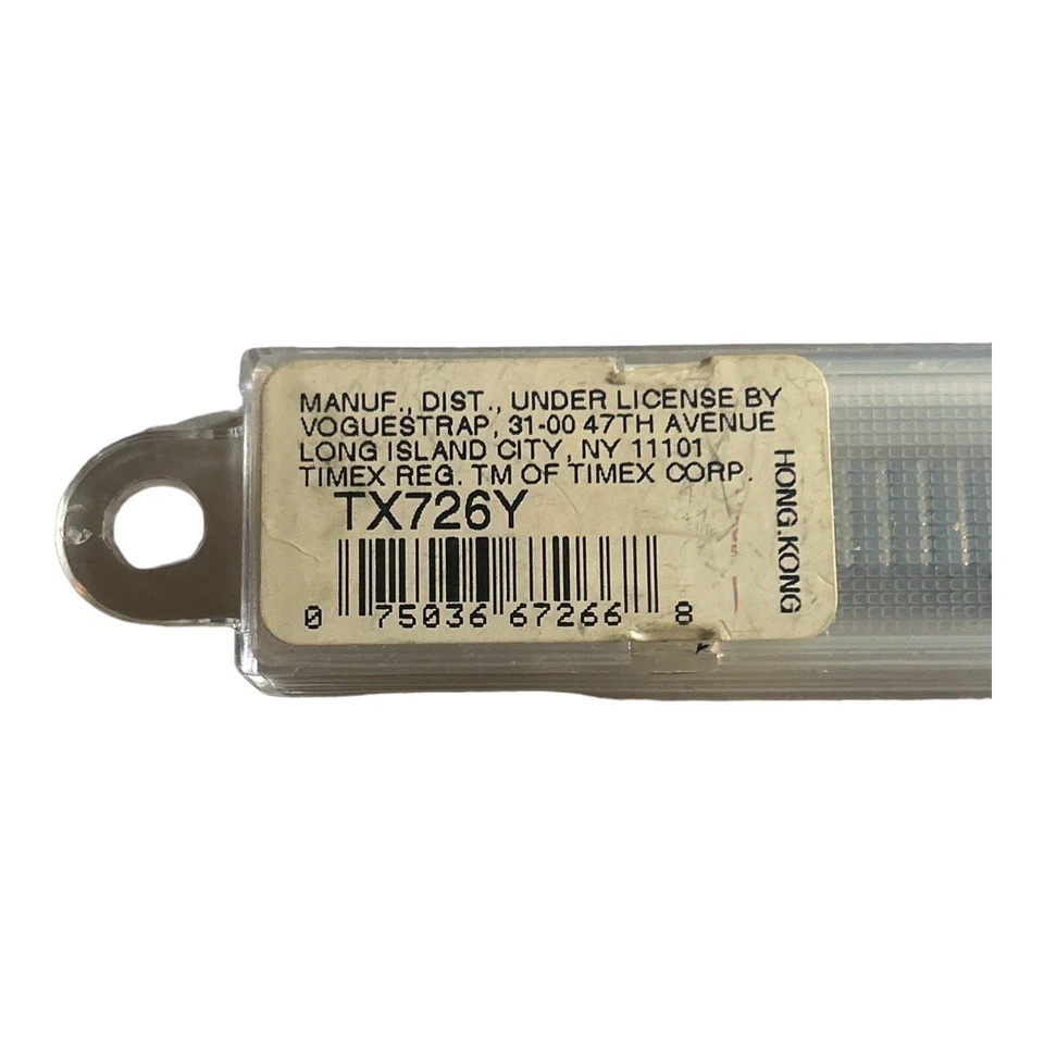 Timex Goldtone 11-14mm Long Taper Ultra Flex Watch Band Reg To Long TX426Y READ - Image 4 of 4