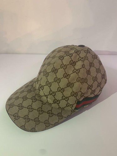 GUCCI Unisex Baseball Cap Beige GG 