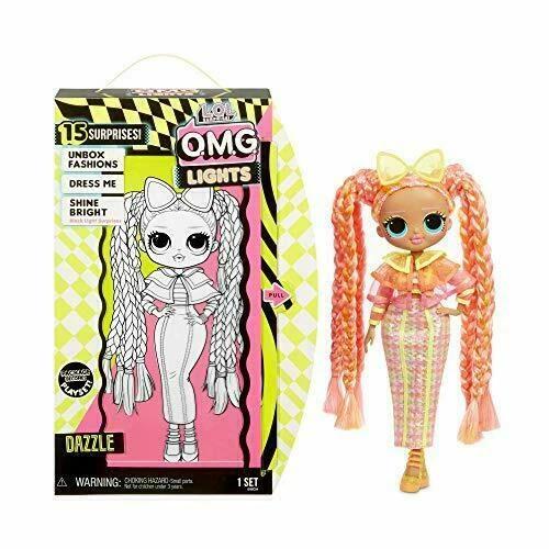 LOL Surprise! OMG Lights Dazzle Fashion Doll with 15 Surprises - Brand New!