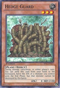 Hedge Guard - BP01-EN157 - Starfoil Rare - Unlimited Edition x3 - Near Mint