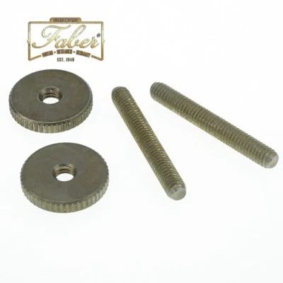 Faber ST-INA-B 6-32 Inch 59 ABR Studs/Thumbwheel Kit Brass!, Nickel Aged 3086-1