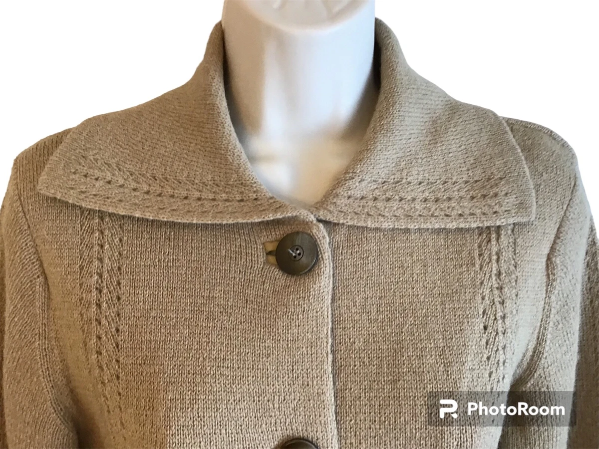 Camel duster shop sweater