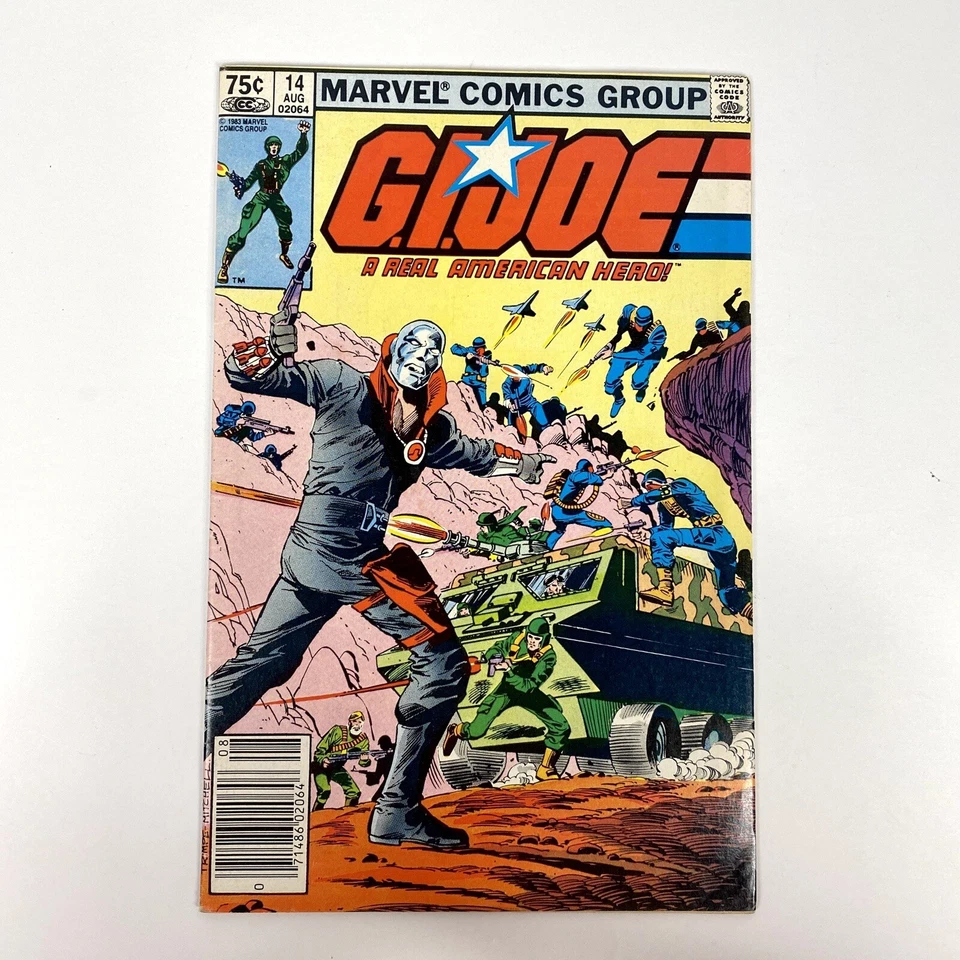 G.I. Joe A Real American Hero #14 Marvel Comics 1983 1st App Destro Newsstand FN - Image 2 of 4