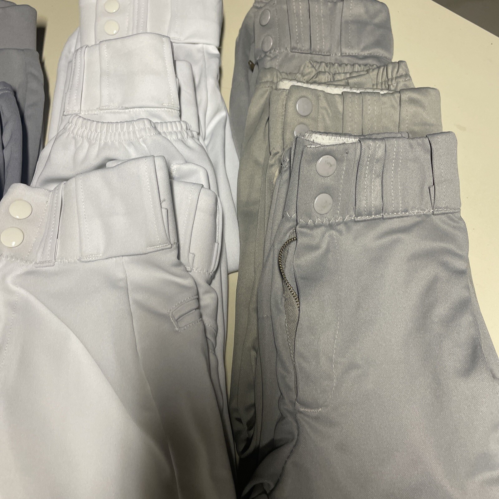 8 Baseball Pants Gray White McDavid Hex Chest Protector Adidas Sliding Shorts XS eBay