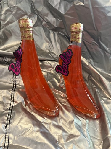 Barbie Erdbeere Bubbly Bellini Getränk Topper Glas Absatz Schuh 2er Set Neu Selten - Bild 4 von 11