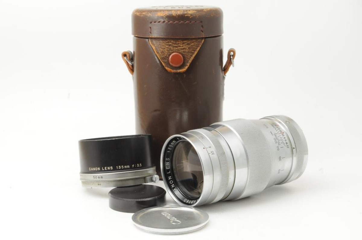 CANON レンズ 135mm f/3.5 L39 Canon 135mm f3.5 Lens for M39 | Blue Moon Camera