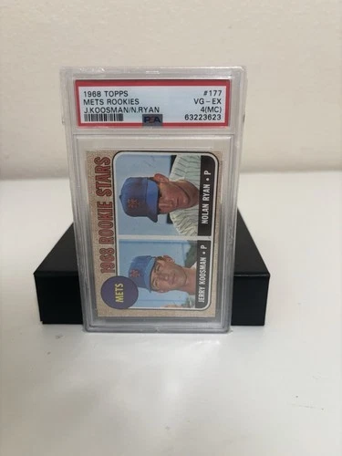 Topps 1968 Rookie Stars Nolan Ryan/Jerry Koosman #177 Mets PSA Baseball Card