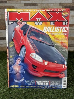 MAX POWER magazine May 2003 BALLISTIC! Escort XR3i-Skyline-Octavia Ice Maiden