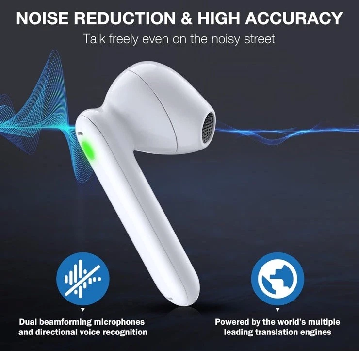 Timekettle WT2 plus Translator Device White-Bidirection Simultaneous  - Image 4 of 4