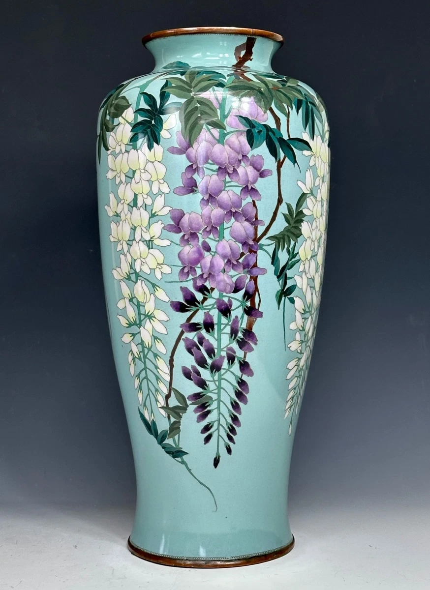 日本景泰蓝古董花瓶| eBay