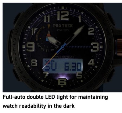 CASIO PRO TREK PRG-601PE-5JR Pendleton Solar Analog Digital Men's