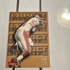 SkyBox Impact Rookies Jason Dunn New York Giants #16 Rookie 1996 Football Card. rookie card picture