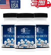 pack of 3 ORTHO BIOTIC 60 CAPSULES Digestive  Gut Health Support