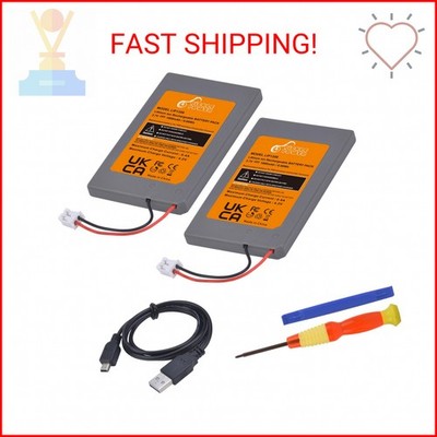 Pickle Power PS3 Controller Battery, 2 Pack LIP1359 Battery for Sony PlayStation