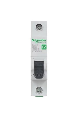 Schneider Electric Easy9 MCB Leitungsschutzschalter, 1-polig, Typ B, 6kA B16