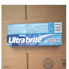Ultrabrite Advanced Whitening Fluoride Toothpaste Clean Mint 6.0 oz